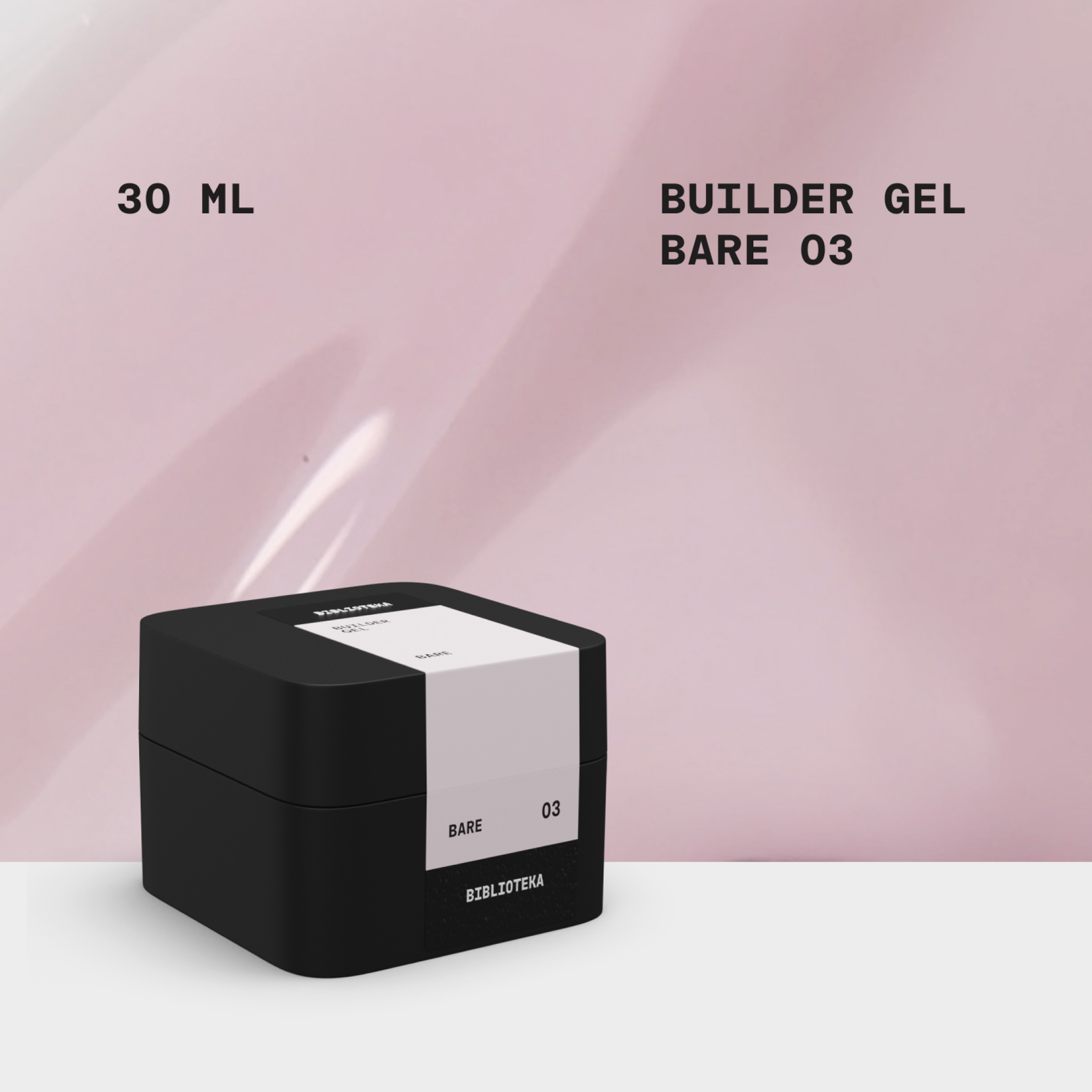 BIBLIOTEKA | Builder Gel Bare 30ml
