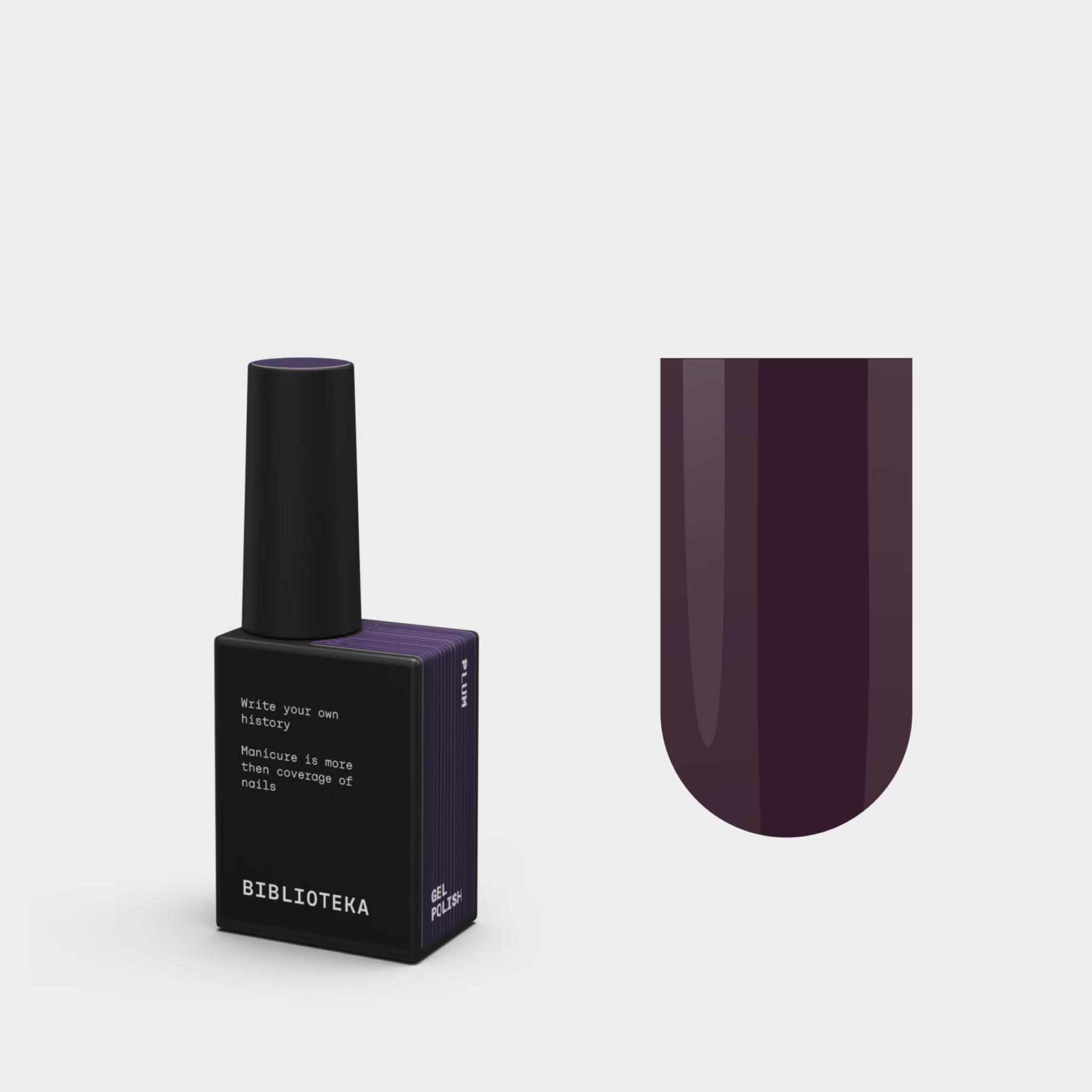 BIBLIOTEKA | Gel Polish Plum 10ml