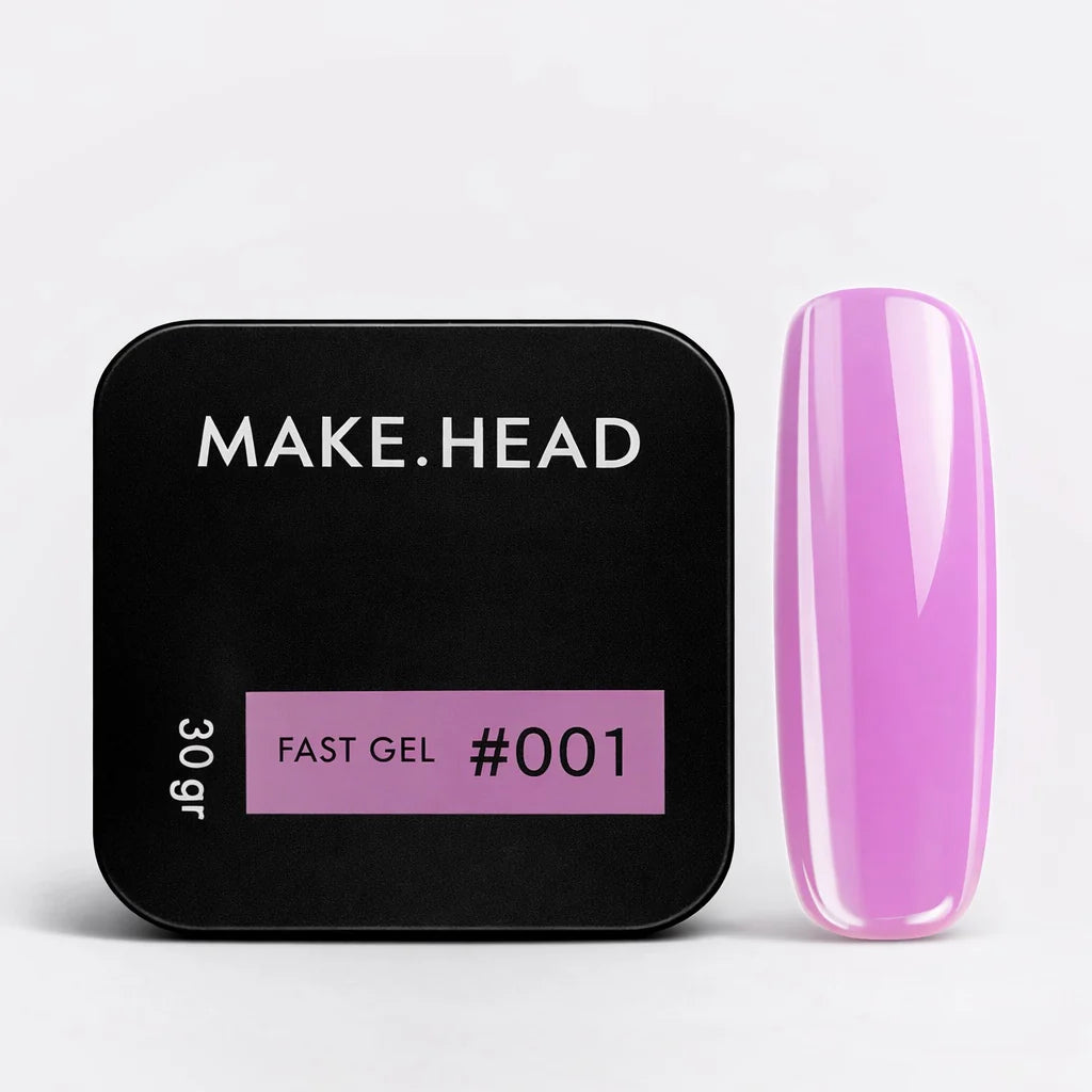 MAKE HEAD | Builder Gel #1 Rose Intense