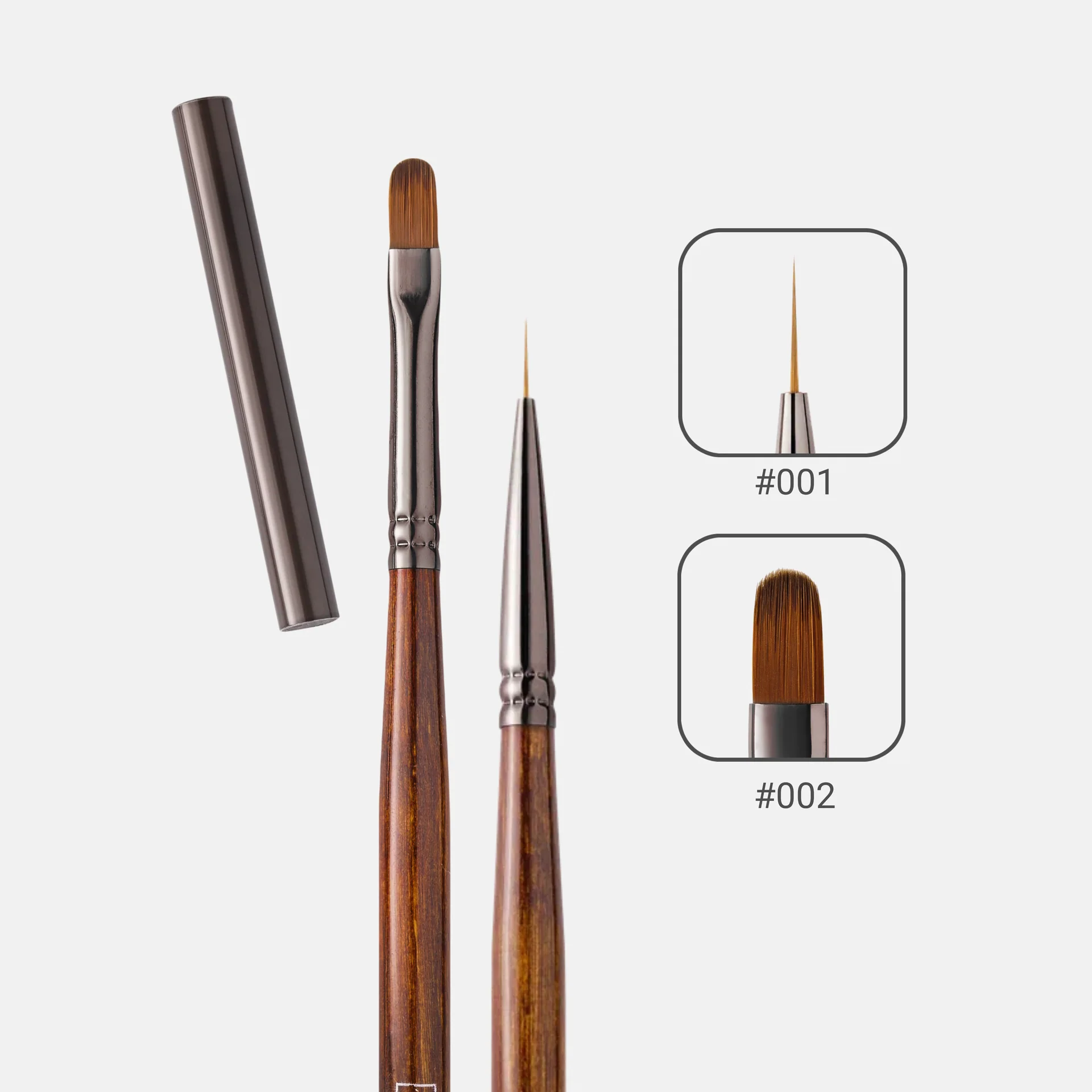 MAKE HEAD | Duo Pinceaux Marron Gel & Liner